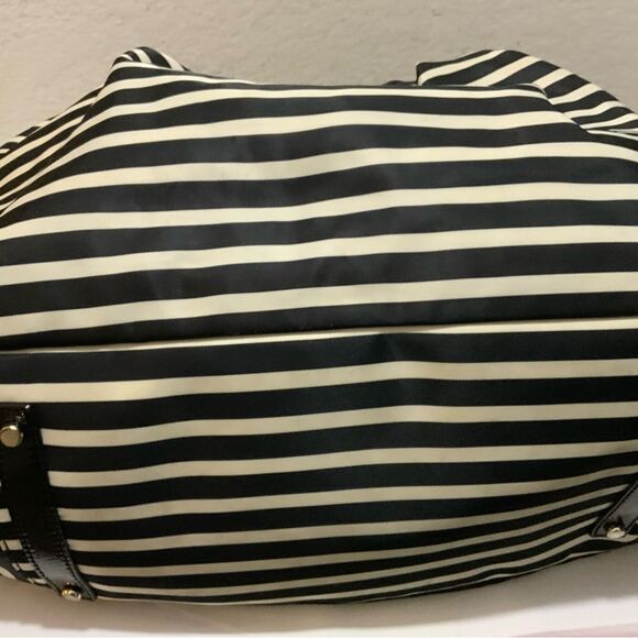 Kate Spade New York Women's Classic Nylon Stevie Striped Diaper Bag Size Large - Picture 8 of 16